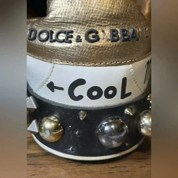 Dolce & Gabbana DG Portofino Designer White Leather Sneakers/Shoes - Picture 5 of 16